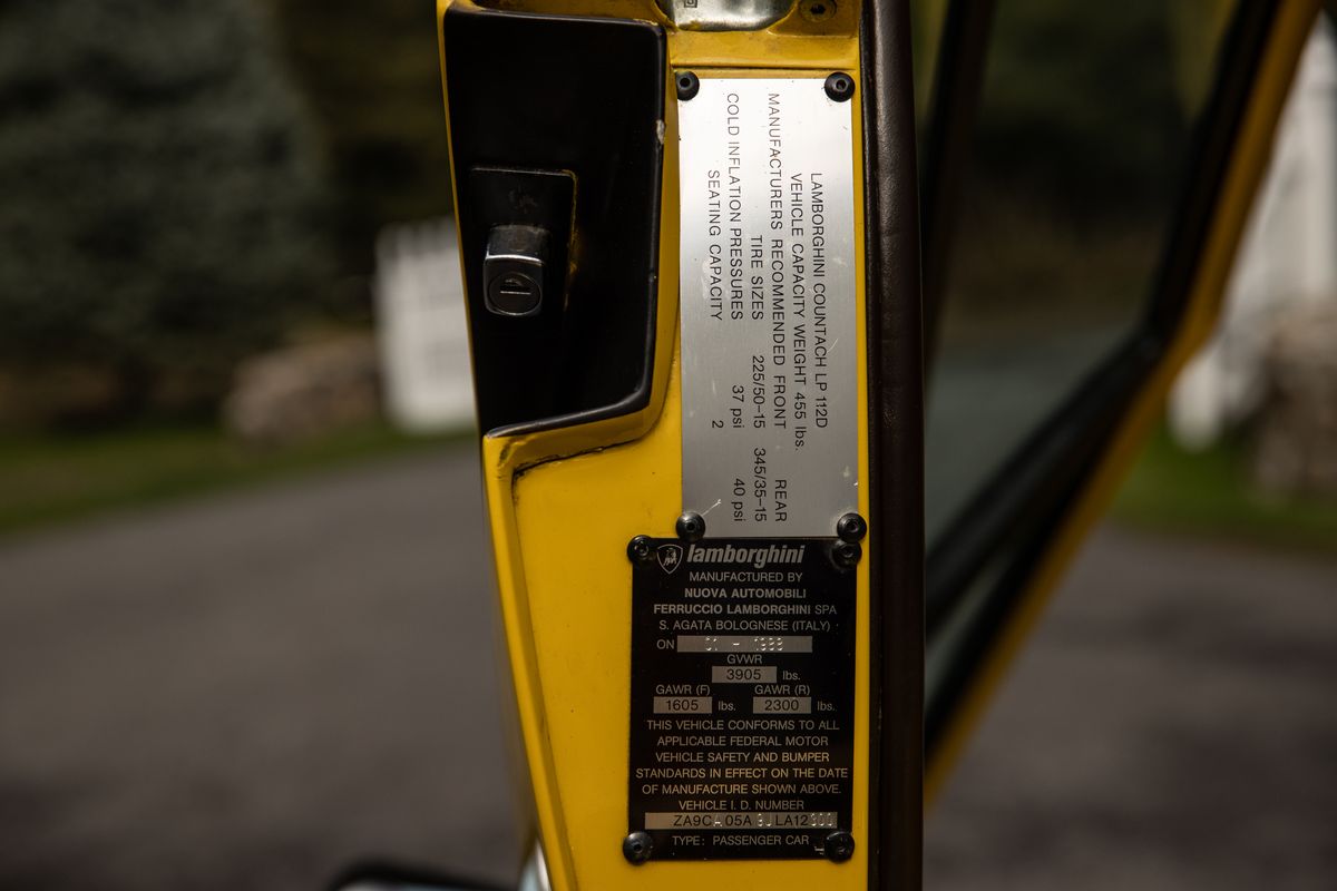 1988 Lamborghini Countach 5000 quattrovalvole