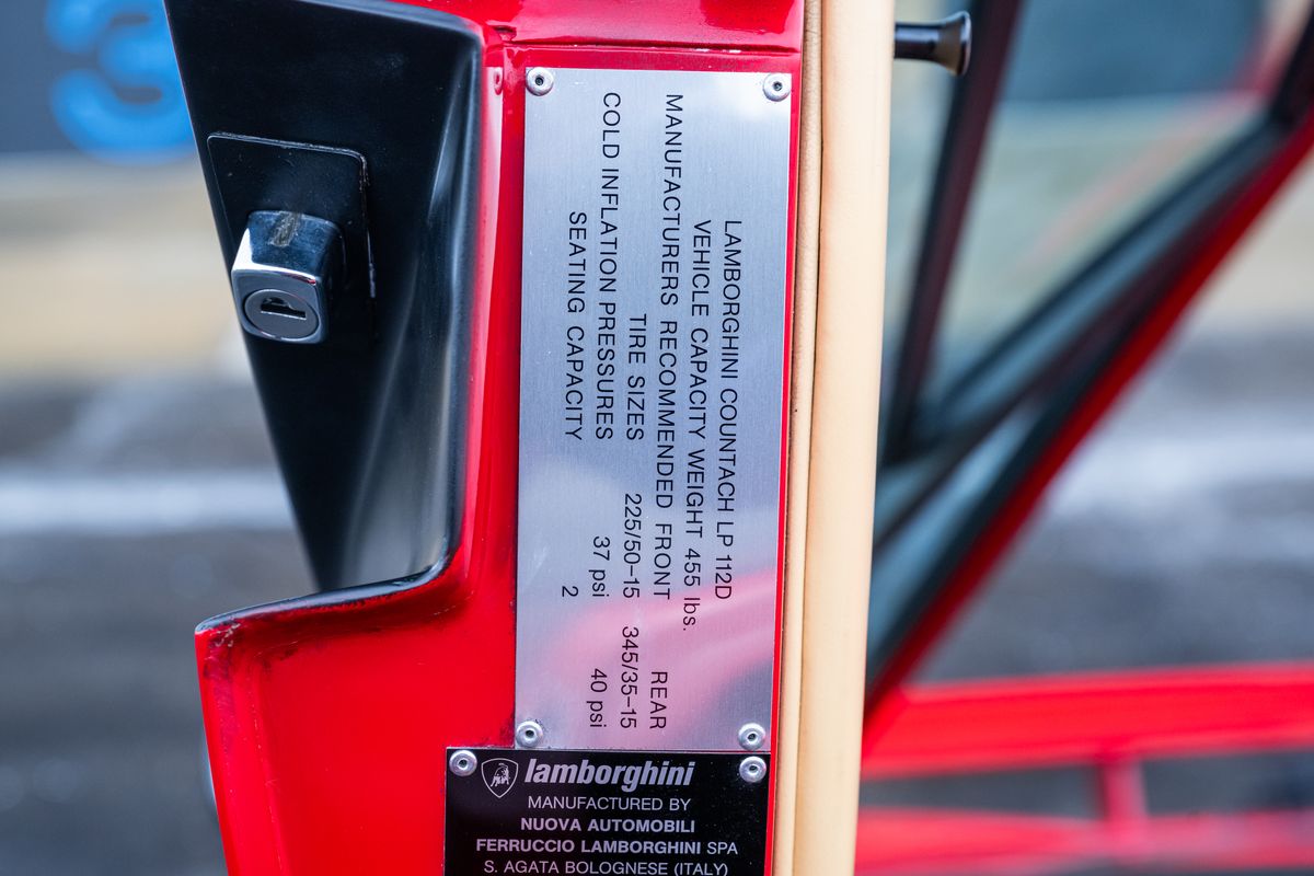1986 Lamborghini Countach 5000 quattrovalvole