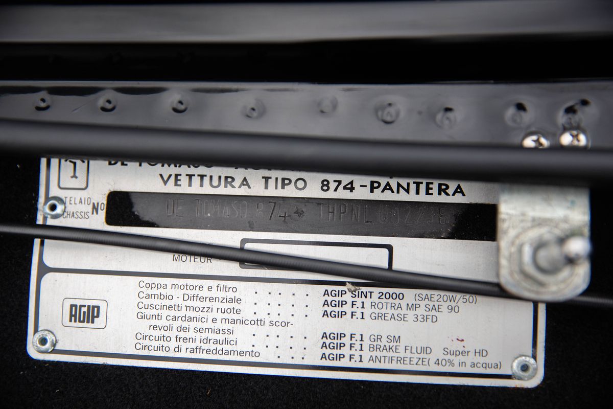 1971 De Tomaso Pantera