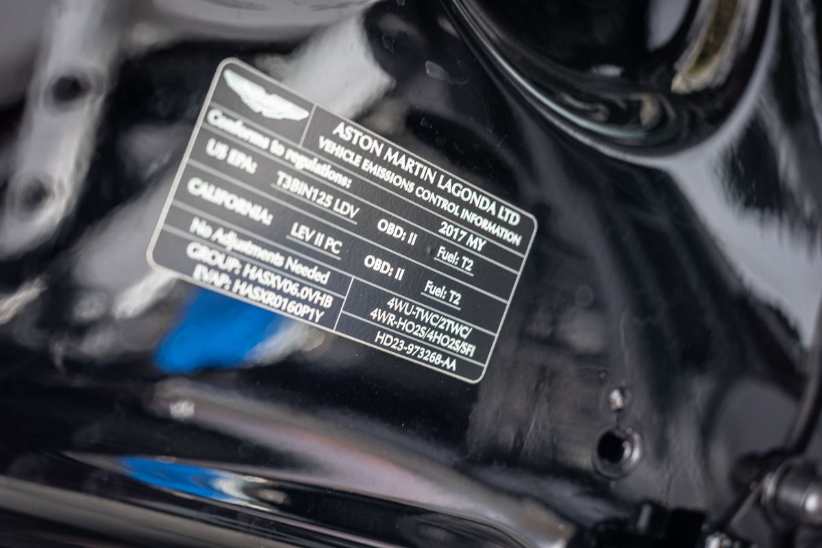 2017 Aston Martin V12 Vantage S
